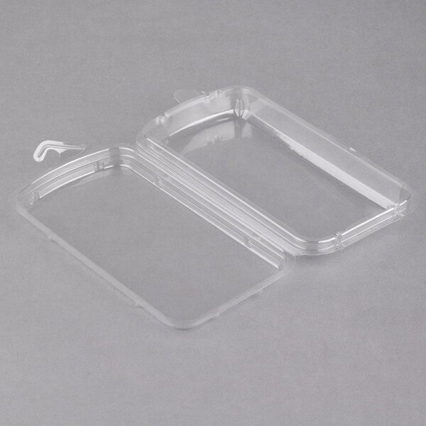 CKF Clear 1 oz. Hook Top Clamshell Herb Pack - 720/Case