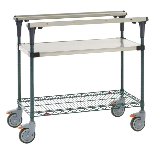 Metro MS1824-FSNK PrepMate MultiStation with Stainless Steel and MetroSeal 3 Wire Shelving - 26" x 19 3/8" x 39 1/8"