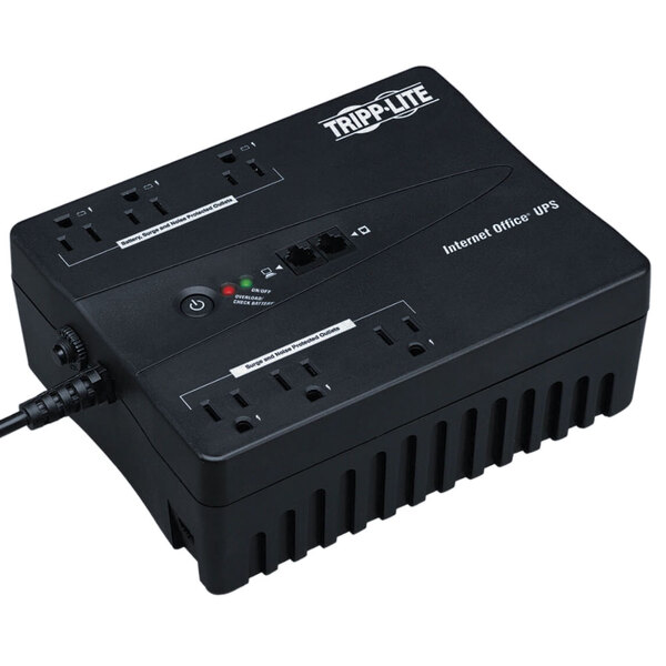 Tripp Lite Office Series 180W Black 6 Outlet UPS