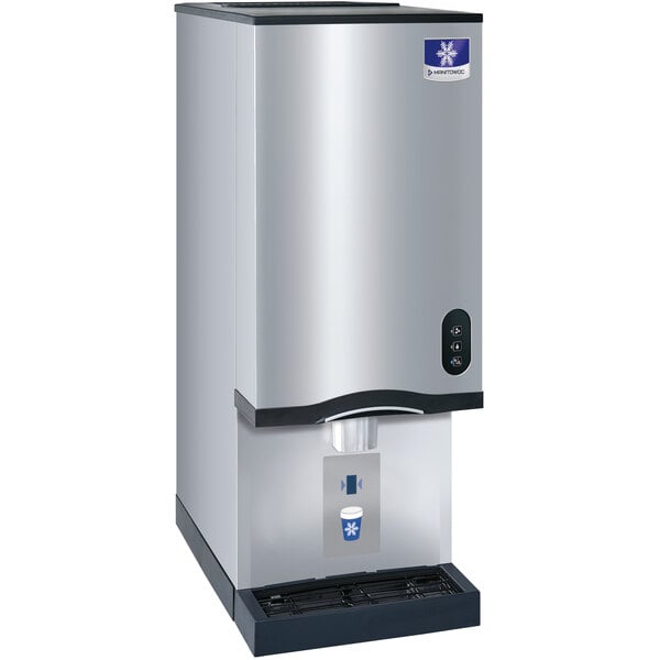 Manitowoc CNF0202A 16 1/4" Air Cooled Countertop Nugget Ice Maker / Water Dispenser - 20 lb. Bin with Sensor Dispensing - 120V