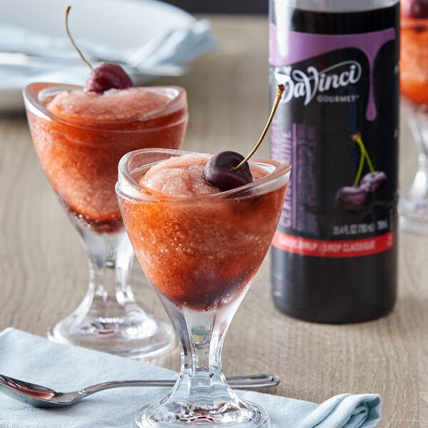 DaVinci Gourmet Classic Black Cherry Flavoring / Fruit Syrup 750 mL