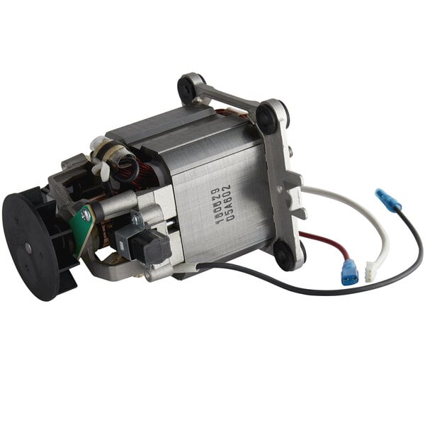 An AvaMix blender motor with wires and a wire harness.