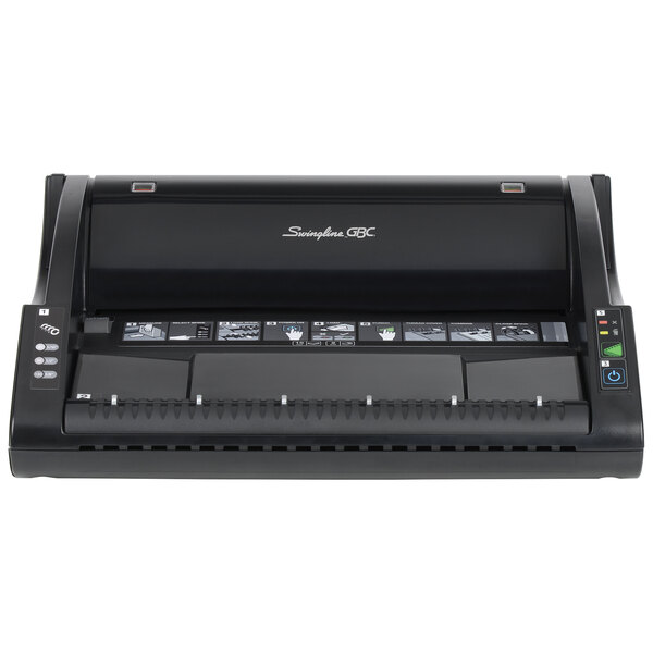 Swingline GBC 7708180A ProClick P210E Black 110 Sheet Electric Binding
