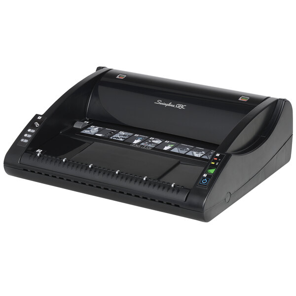 Swingline GBC 7708180A ProClick P210E Black 110 Sheet Electric Binding
