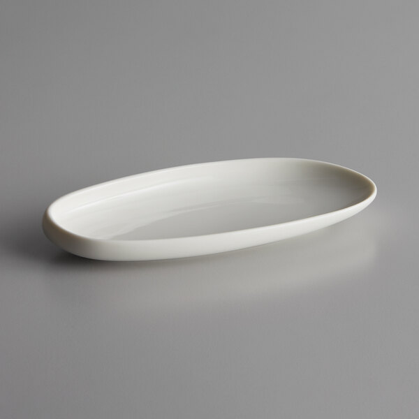 A white oval Schonwald porcelain tray.