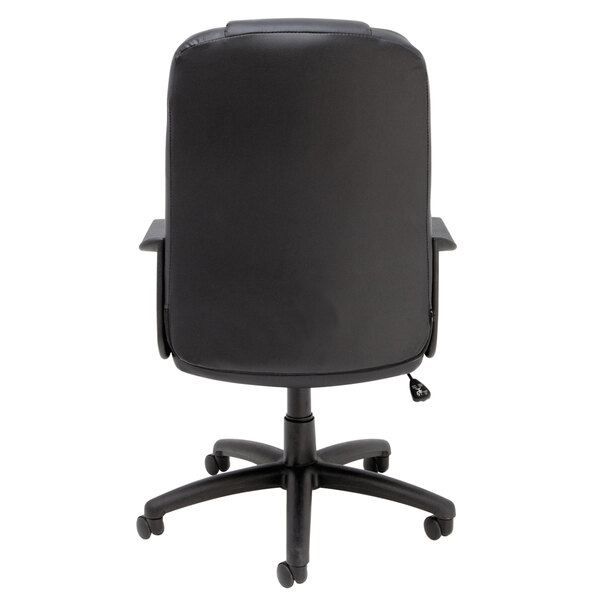 Alera ALESP41LS10B Sparis Series HighBack Black Leather Executive