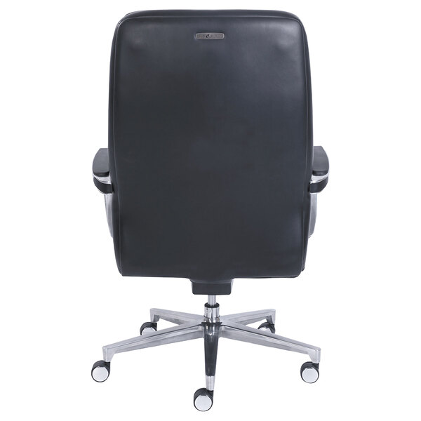 LaZBoy 48958 Commercial 2000 HighBack Black Leather Executive Office