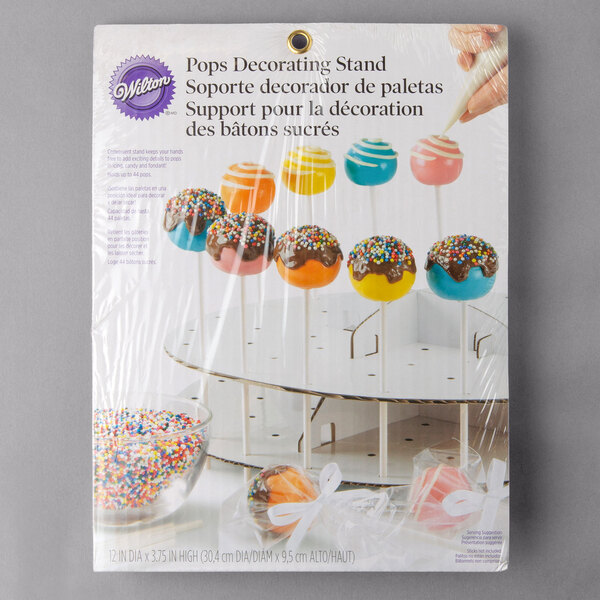 Wilton 191000070 12" Cake Pop Decorating Stand 44 Pop Capacity