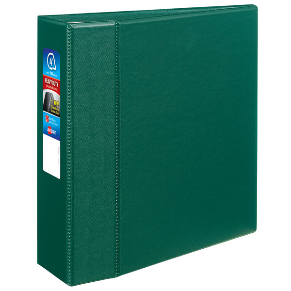 Avery Heavy-Duty Binder with 4-Inch One Touch EZD Ring TAXFREE 79784 Green