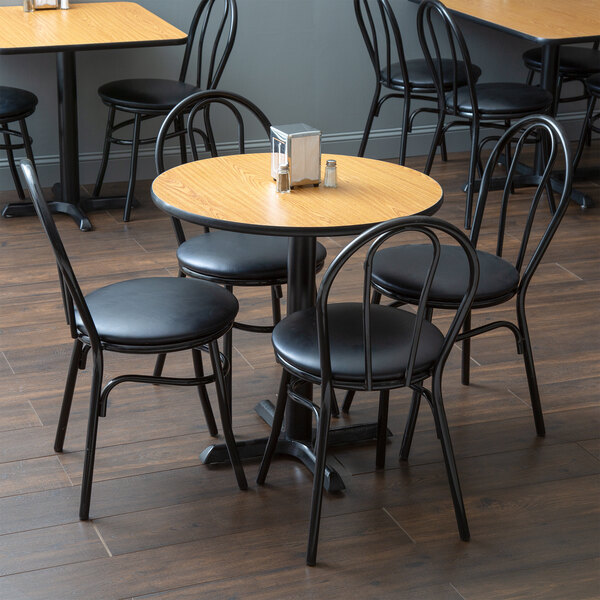 Lancaster Table Seating 30 Round, Oak Dining Room Chairs With Padded Seats