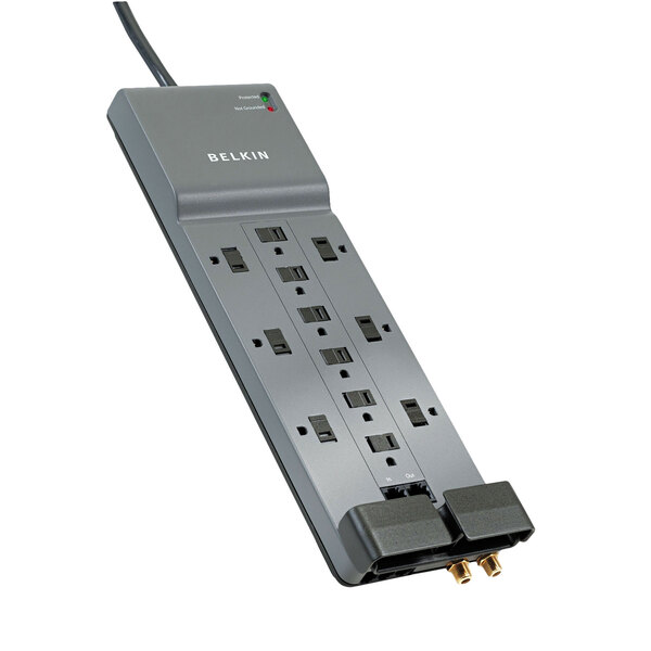 Belkin BE11223410 Professional Series SurgeMaster 10' Gray 12 Outlet