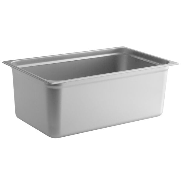 Choice Full Size 6 Deep Stainless Steel Steam Table Spillage Pan