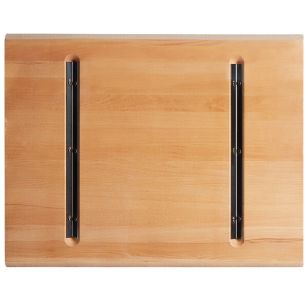 Lancaster Table & Seating Rectangular Industrial Solid Wood Live Edge