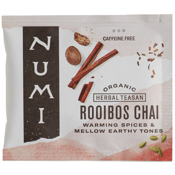 Numi Organic Rooibos Chai Tea Bags 100/Case