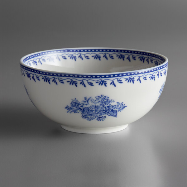 ANTIQUE F&C OSLER LONDON PORCELAIN 鑑賞用皿 Luzerne Lancaster Garden by Oneida 1880 Hospitality 7 oz. Blue