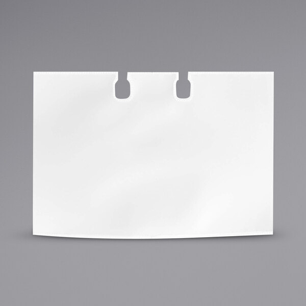Durable 241819 2" x 3 1/2" VISIFIX Clear Double-Sided Business Card Sleeves  - 40/Pack