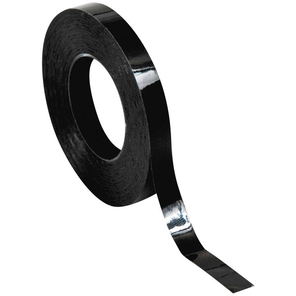 Chartpak BG2501 Glossy Black 1/4" x 324" Graphic Chart Tape