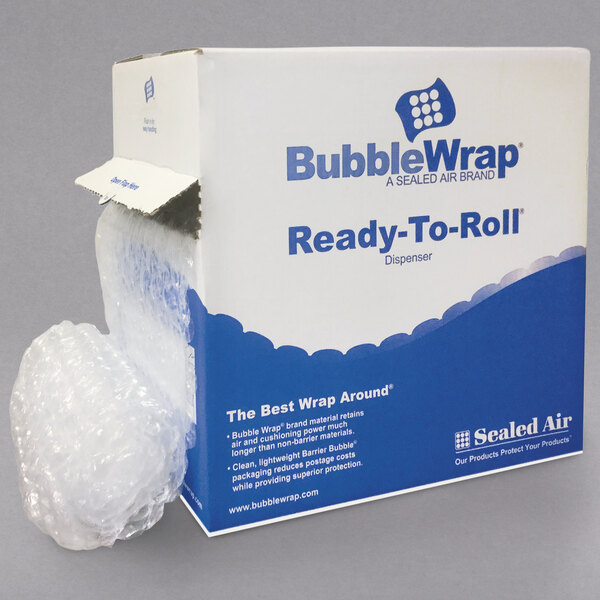 Sealed Air 90065 Bubble Wrap 1/2 Thick Ready-To-Roll Cushioning Material -  12 x 65