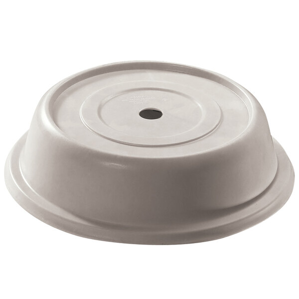 Cambro 1012VS380 Versa 10 3/4" Ivory Camcover Round Plate Cover - 12/Case