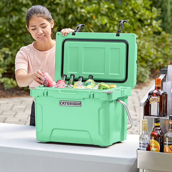 Grizzly Coolers Lime Green Insulated Chest Cooler in the Portable