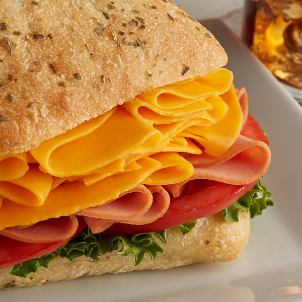 York Valley Cheese Company Druck's Orange Colby Longhorn Cheese 13 lb