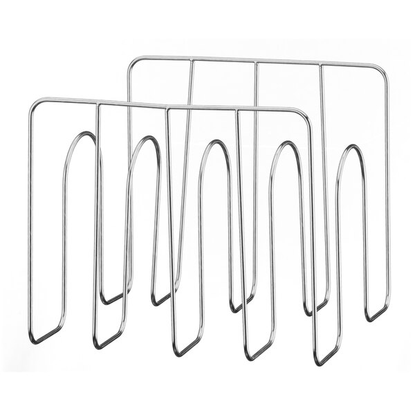 A set of four metal racks with handles for a Waring sous vide circulator.