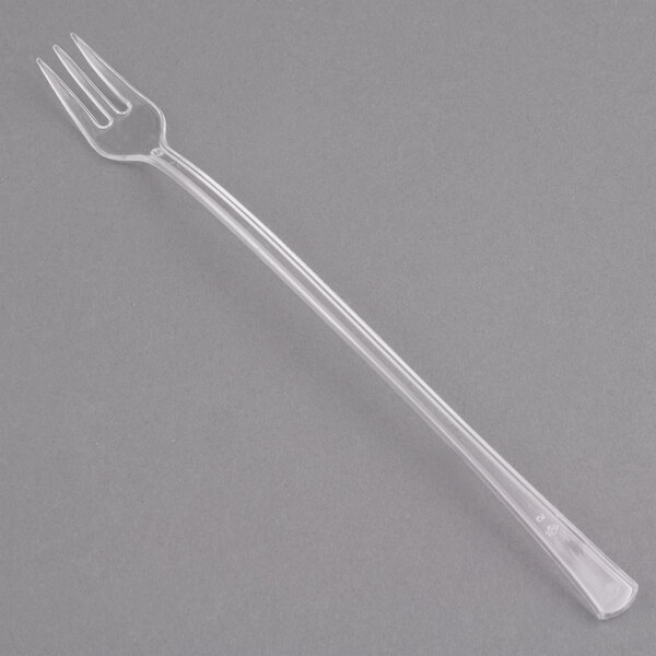 Clear Plastic Cocktail Forks (6" Mini Forks) 400/Case
