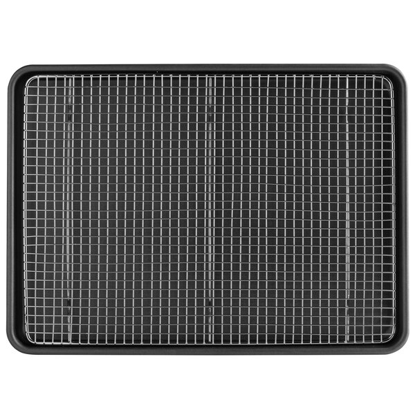 Half Size 18 Gauge NonStick 18" x 13" Wire in Rim Aluminum Sheet Pan