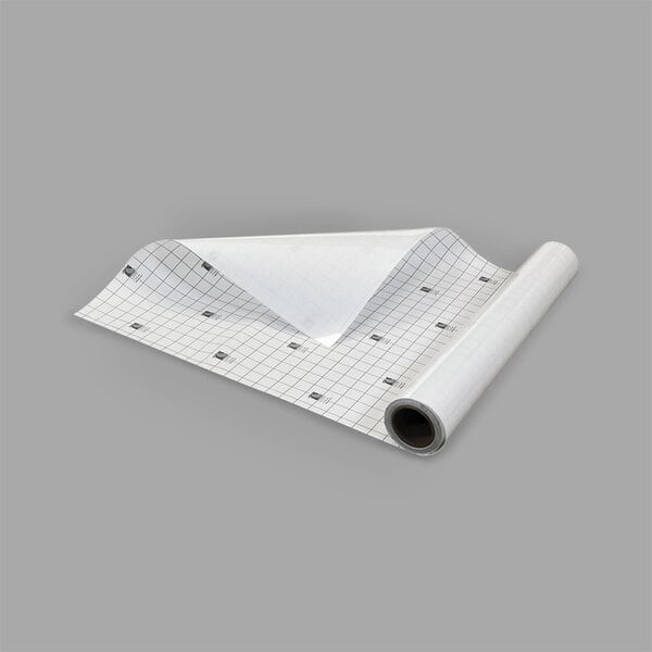 A roll of C-Line Cleer Adheer self-adhesive laminating film on a white background.