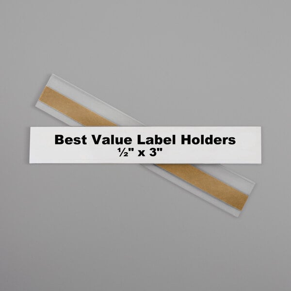 Self Adhesive Label Holder, Clear Label Holders For Shelves