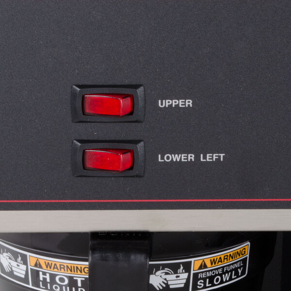 Bunn VPS 12 Cup Pourover Coffee Brewer with 3 Warmers 120V (Bunn 04275.0031)