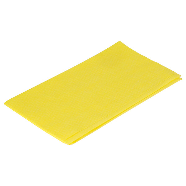 Chicopee 0911 Masslinn 24" x 24" Yellow HeavyDuty Dusting Cloth 100/Case