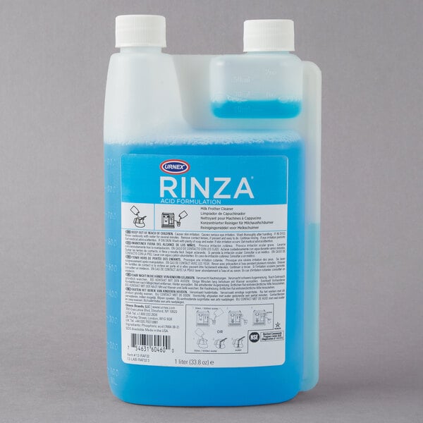 Urnex 12-RAF6-32 1 Liter Rinza Acid Formulation Milk Frother Cleaner