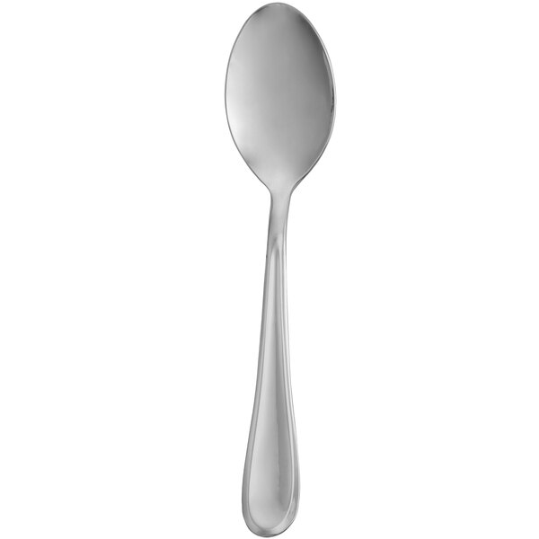A silver Walco Orbiter serving spoon with a long curved handle.