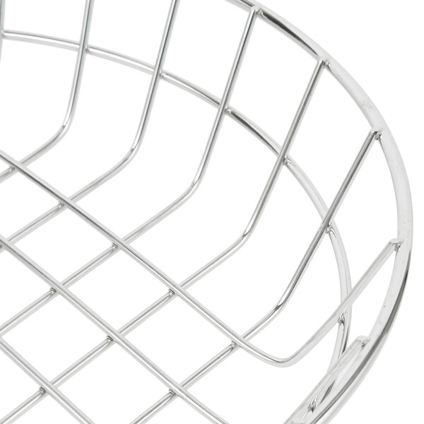 American Metalcraft WISS10 Stainless Steel Round Wire Basket 10"