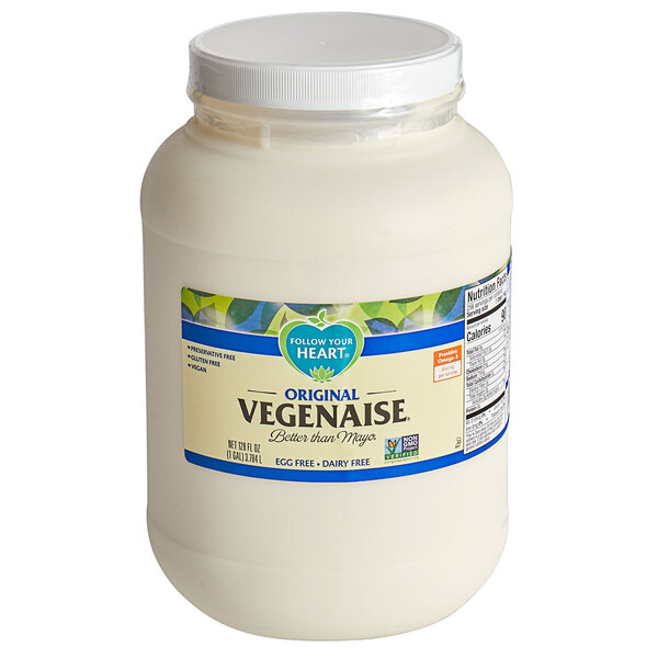 Follow Your Heart Vegenaise Mayonnaise in 1Gallon Containers (4/Case)