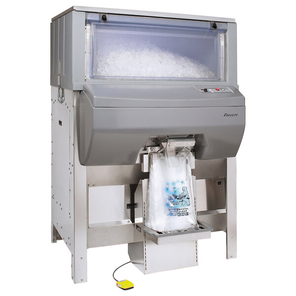 Follett DB1000SA Ice Pro Semi-Automatic Ice Bagging and Dispensing System - 220V, 1000 lb.