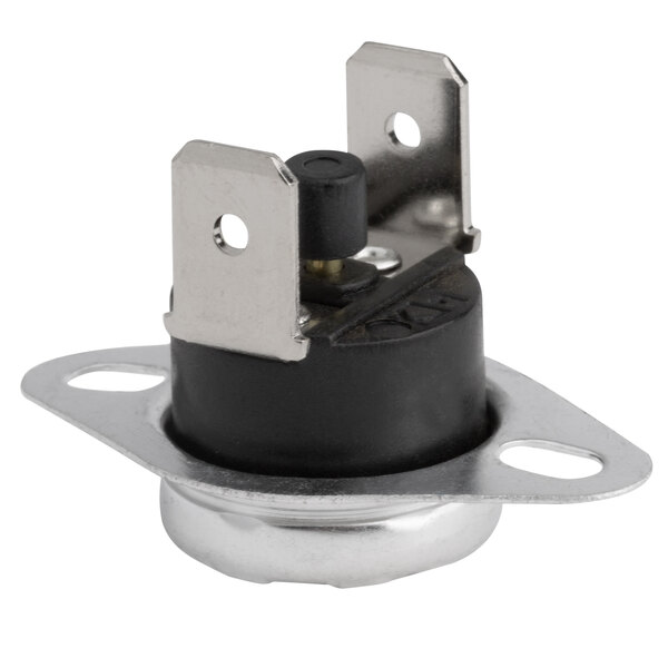An Avantco High Limit Thermostat, a black and silver metal device.