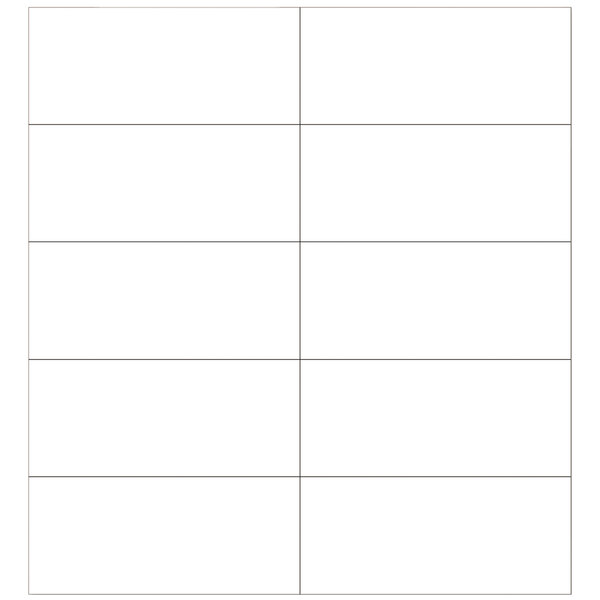 MasterVision BVCFM2418 2" x 7/8" White Dry Erase Tape Strips