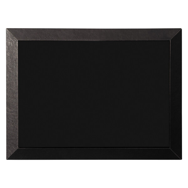 A black rectangular object with a black border.