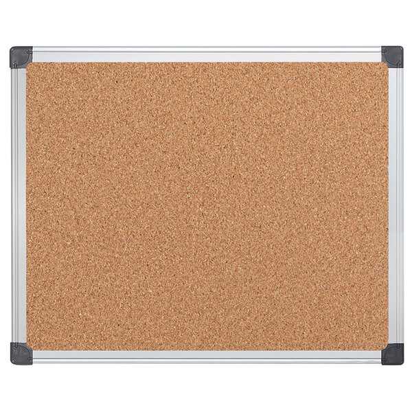 MasterVision CA031170 24" x 36" Cork Board with Aluminum Frame and