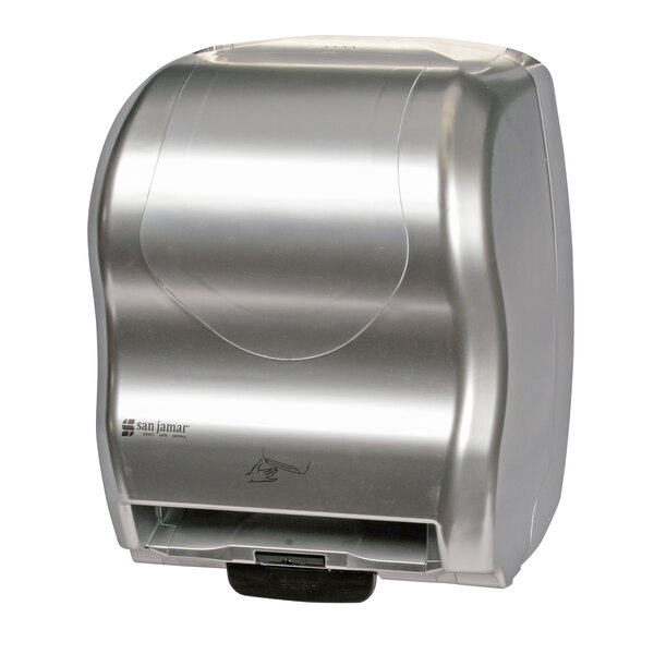 San Jamar T8370SS Hybrid Summit Stainless Steel Look Hands Free Paper