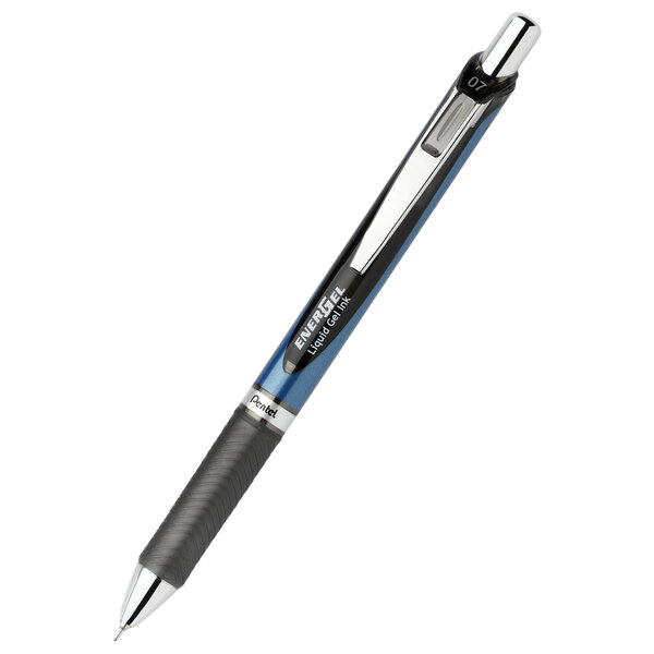 Select Pentel EnerGel Needle-Point Gel Ink Pen 0.5 mm Blue/Black 
