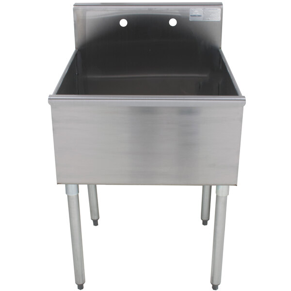 Advance Tabco 6-41-24 One Compartment Stainless Steel Commercial Sink - 24"