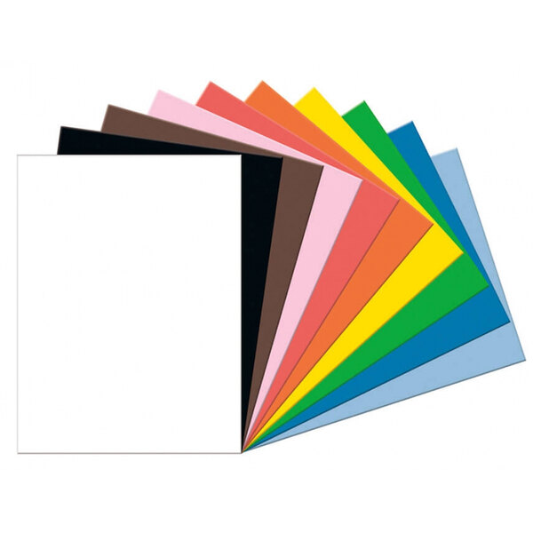 Pacon 103095 Tru-Ray 18" x 24" Assorted Colors Pack of 76# Construction Paper - 50 Sheets