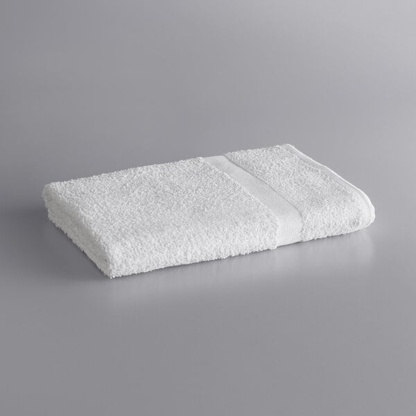 Touch Standard Hand Towels 100% Cotton White 10 Dozen CAM Border 