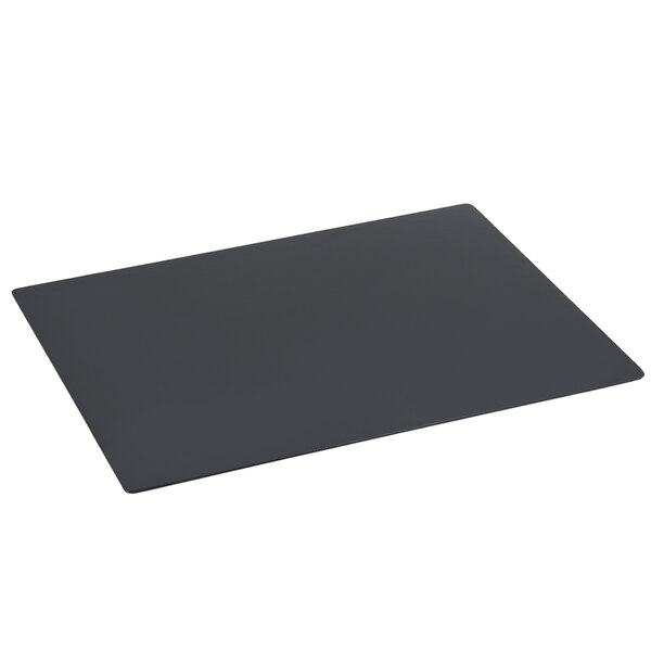 A black rectangular Bon Chef EZ Fit tile on a white background.