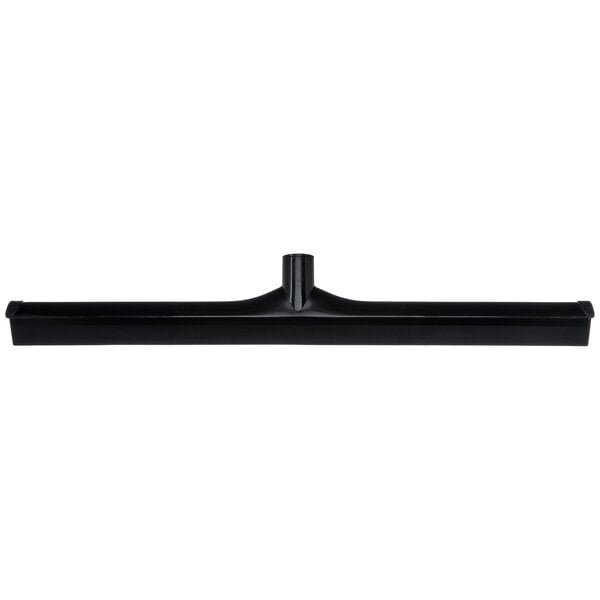 A black Carlisle floor squeegee with a white background.
