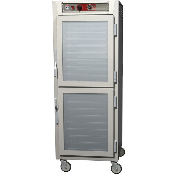 Metro C569-SDC-U C5 6 Series Full Height Reach-In Heated Holding Cabinet - Clear Dutch Doors