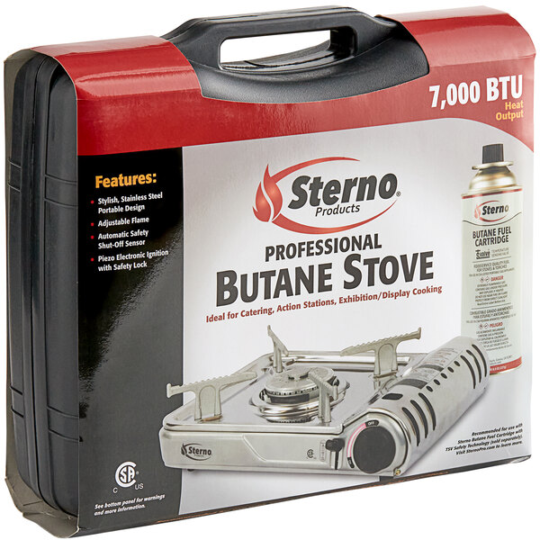 Sterno 50178 1Burner Stainless Steel Butane Countertop Range